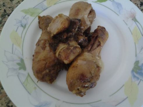 Muslitos de pollo con setas de Noelia Rose.
